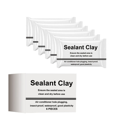 White Waterproof Sealing Clay – Moldable Sealant Putty for Home Repairs