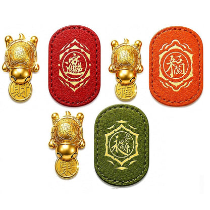 🐢2026 Golden Turtle Charm – Bites onto Luck🍀Never Lets Go!