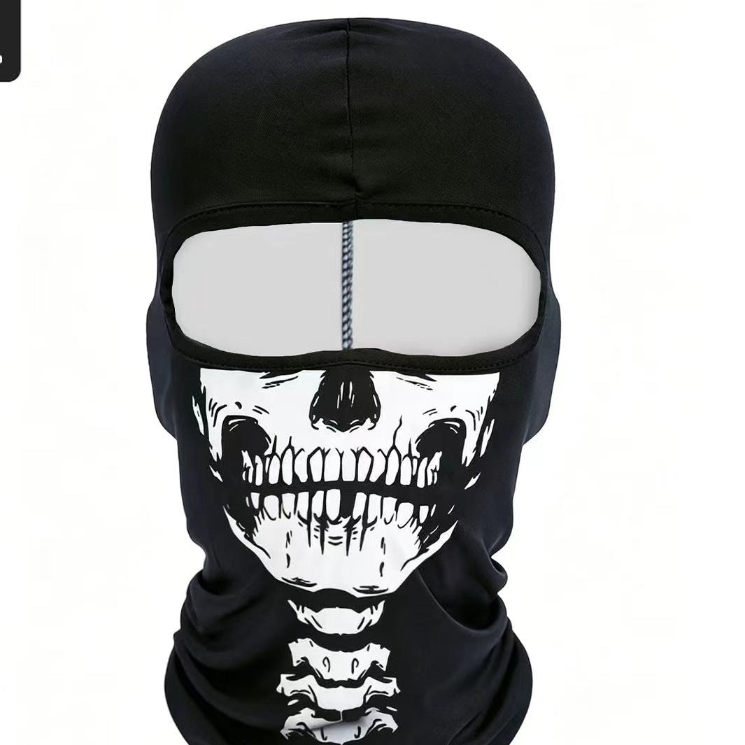 3D Animal Balaclava with Ears | Halloween Face & Neck Hood