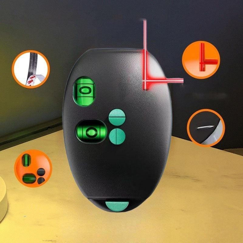 90° Red Laser Level – 20M Self-Leveling Line Laser for Construction & DIY