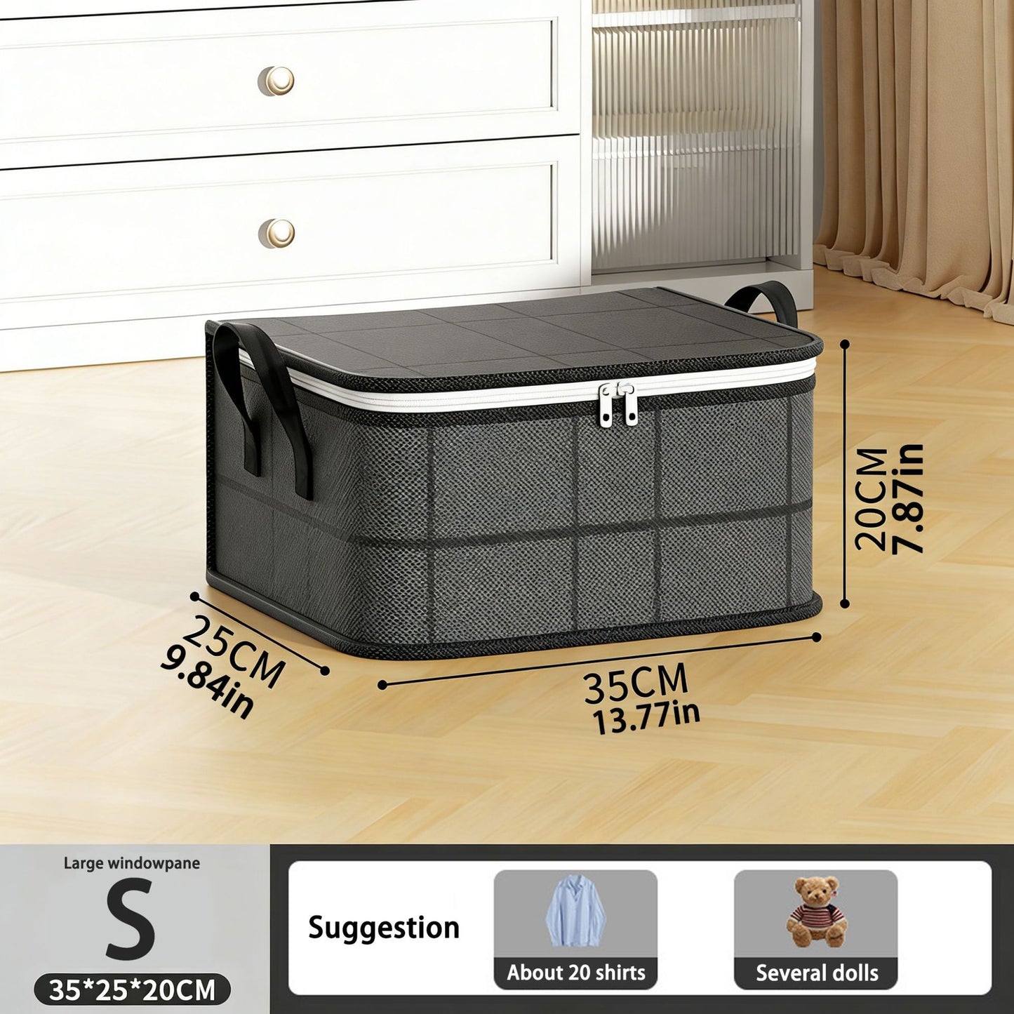 Giant storage bag – instantly enjoy a clean and organized home.