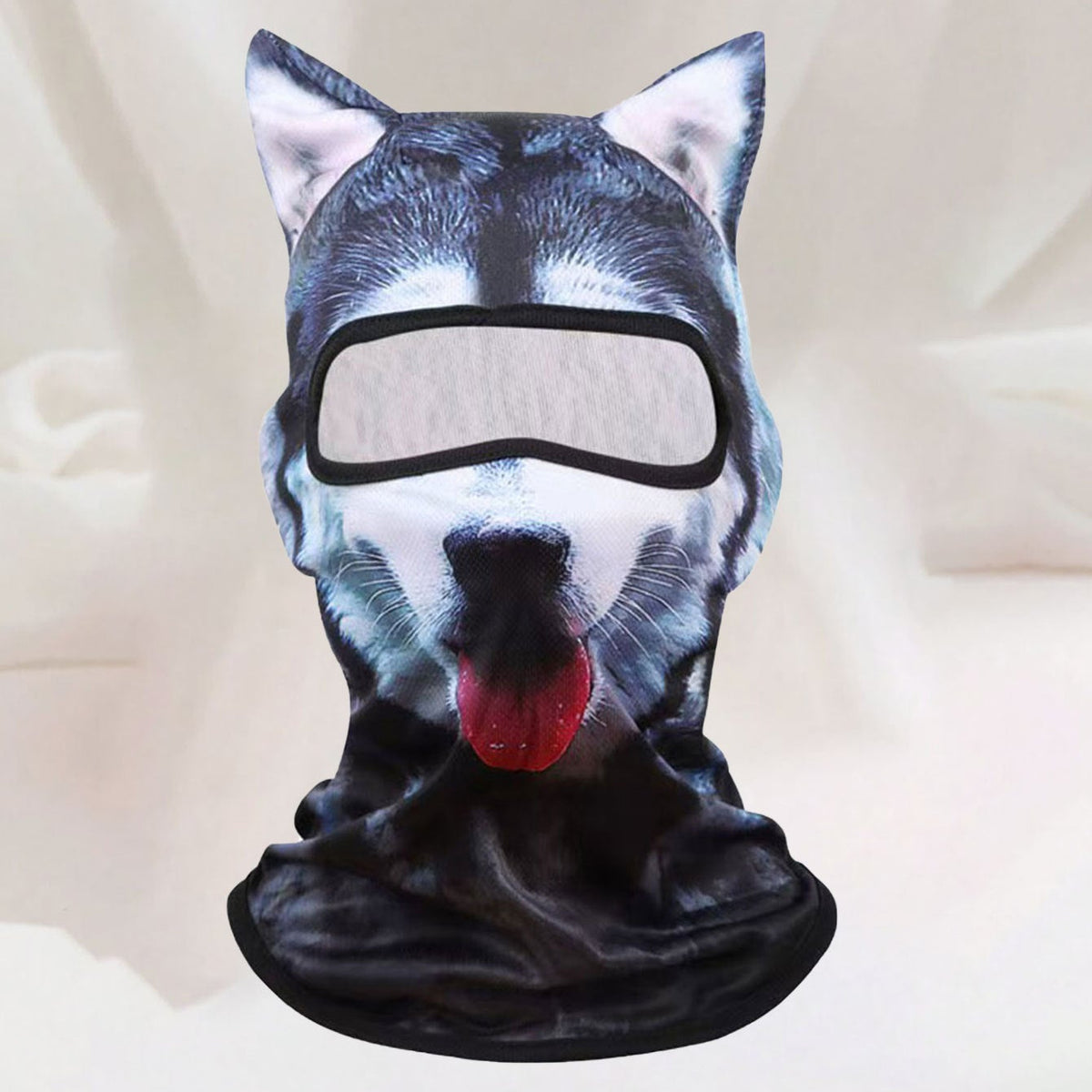 3D Animal Balaclava with Ears | Halloween Face & Neck Hood