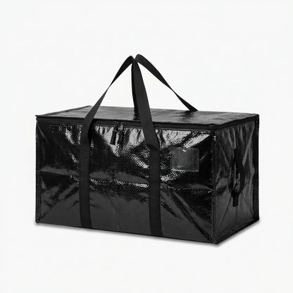 Extra Large Moving Storage Bags – 24 Gallon Capacity, Up to 110 Lbs, Heavy-Duty Zippered Bags with Handles