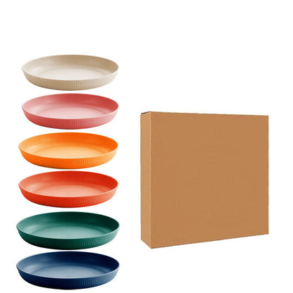 Tyiipro™ Unbreakable Wheat Straw Dinner Plates