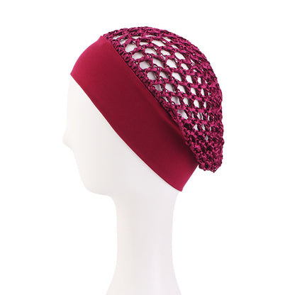 TYIIPRO™ 3-Piece Stretchy Satin-Style Sleeping Cap Set – Wide-Edge Protective Hair Bonnets for Nighttime Hair Care