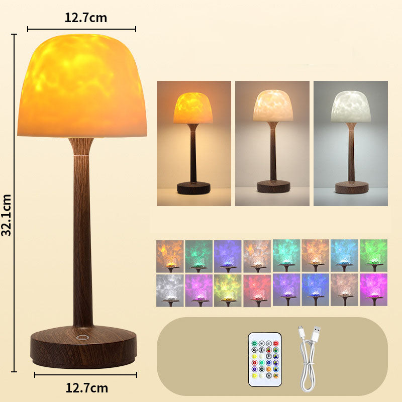 TYIIPRO™ 16-Color Aurora Water Ripple Ambient Lamp - Remote Control • Ocean Wave Projection