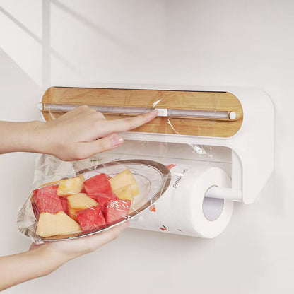 Magnetic Kitchen Roll & Wrap Dispenser for Kitchen Storage