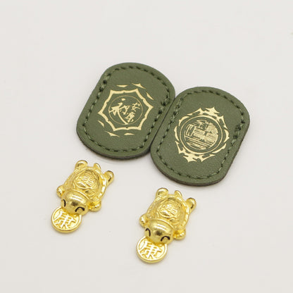 🐢2026 Golden Turtle Charm – Bites onto Luck🍀Never Lets Go!