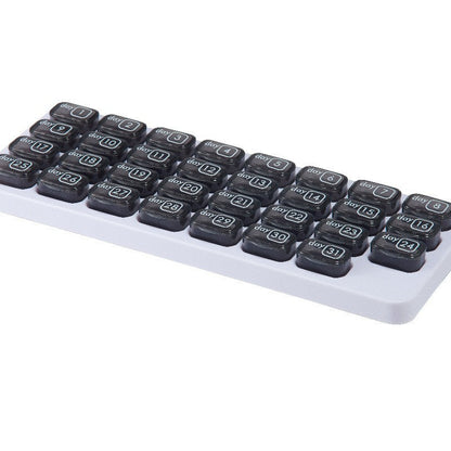31-Day Detachable Monthly Pill Organizer