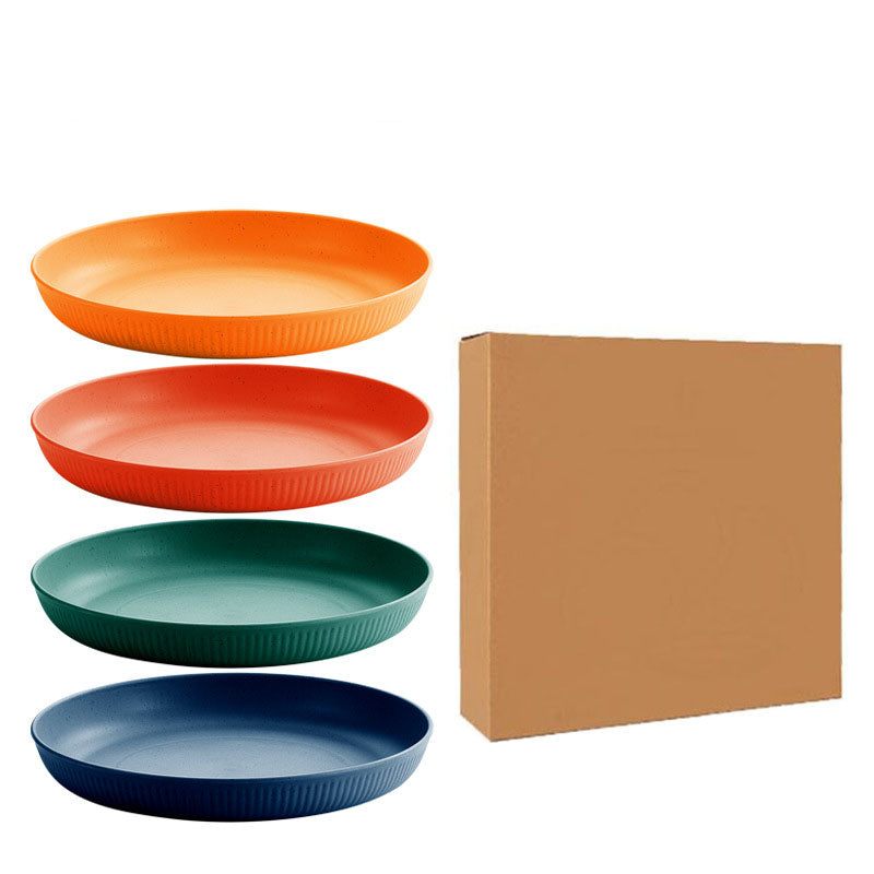 Tyiipro™ Unbreakable Wheat Straw Dinner Plates
