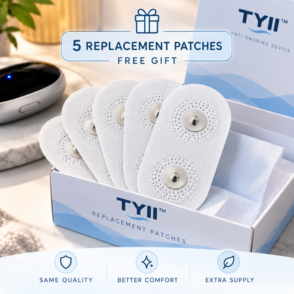 TYII™ Smart Anti-Snoring Device – Intelligent Snore Detection, 3 Adjustable Pulse Levels, Rechargeable Chin-Worn Sleep Aid