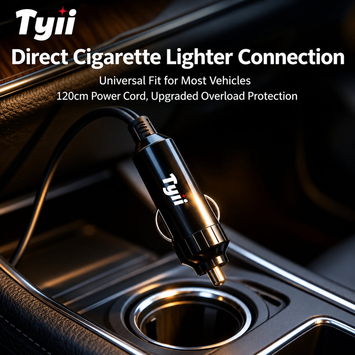 TYII™ 12V Portable Car Heater – 360° Rotating Windshield Defroster & Demister, Adjustable Electric Car Heater for Cars & Trucks