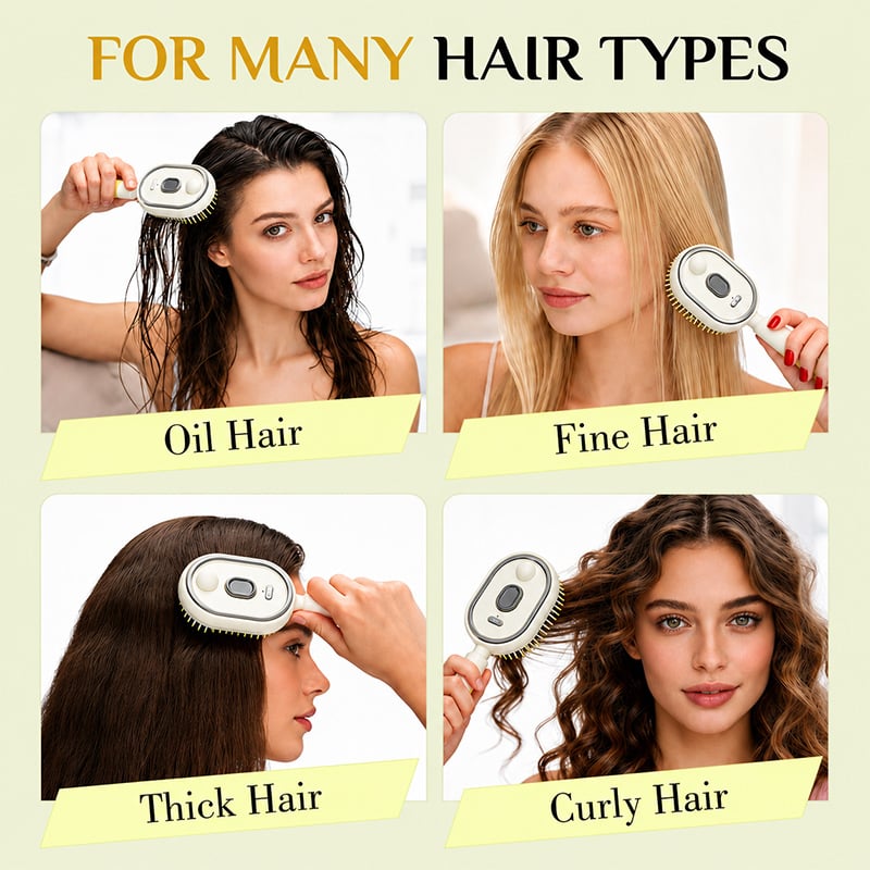 🔥2026 Electric Steaming Massage Hair Care Brush