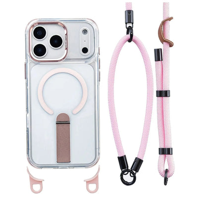 Tyiipro™ MagSafe Phone Case with Detachable Crossbody Neck Lanyard Strap