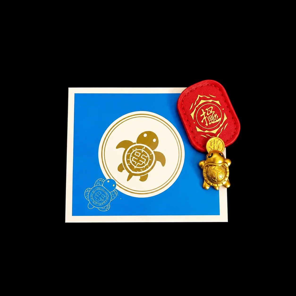 🐢2026 Golden Turtle Charm – Bites onto Luck🍀Never Lets Go!