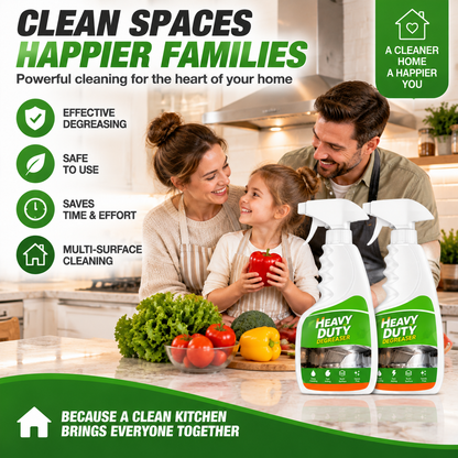 Kitchen Degreaser Spray – Heavy-Duty Grease Remover for Stoves, Ovens & Cabinets