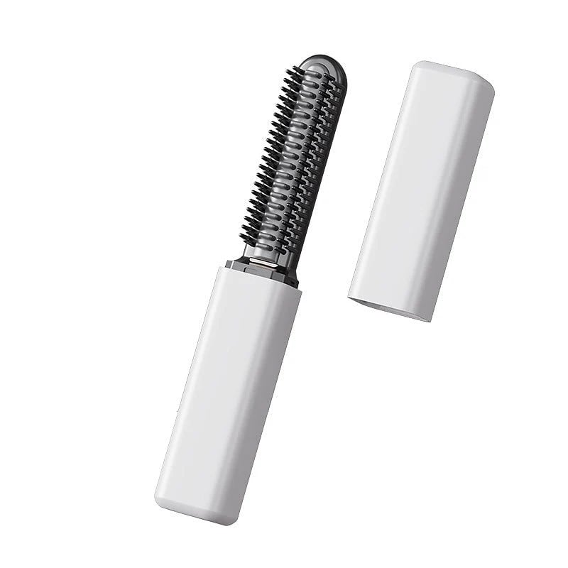 Portable Heated Bang Comb – Cordless Mini Hair Straightening & Styling Brush