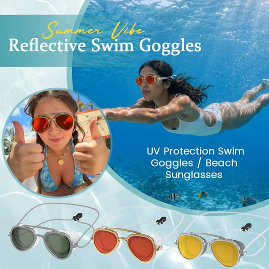 😎SummerVibe Reflective Swimming Goggles