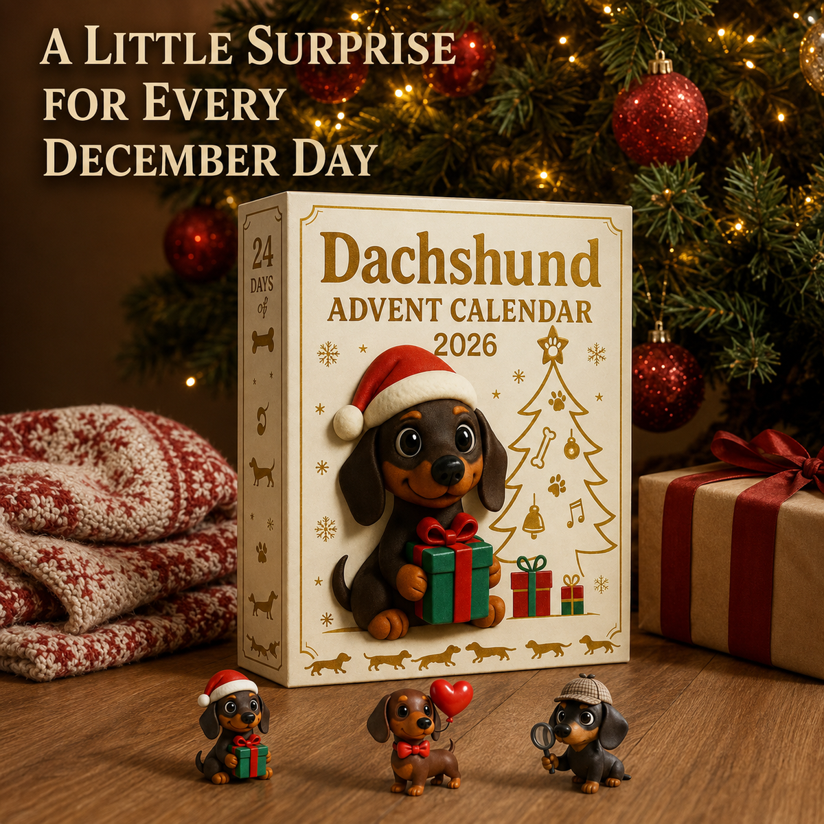 🎁2026 Dachshund Advent Calendar💕🐶