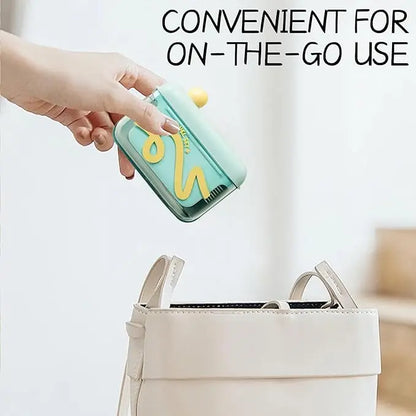 Travel-sized Storage Case with 50 Dental Floss Picks