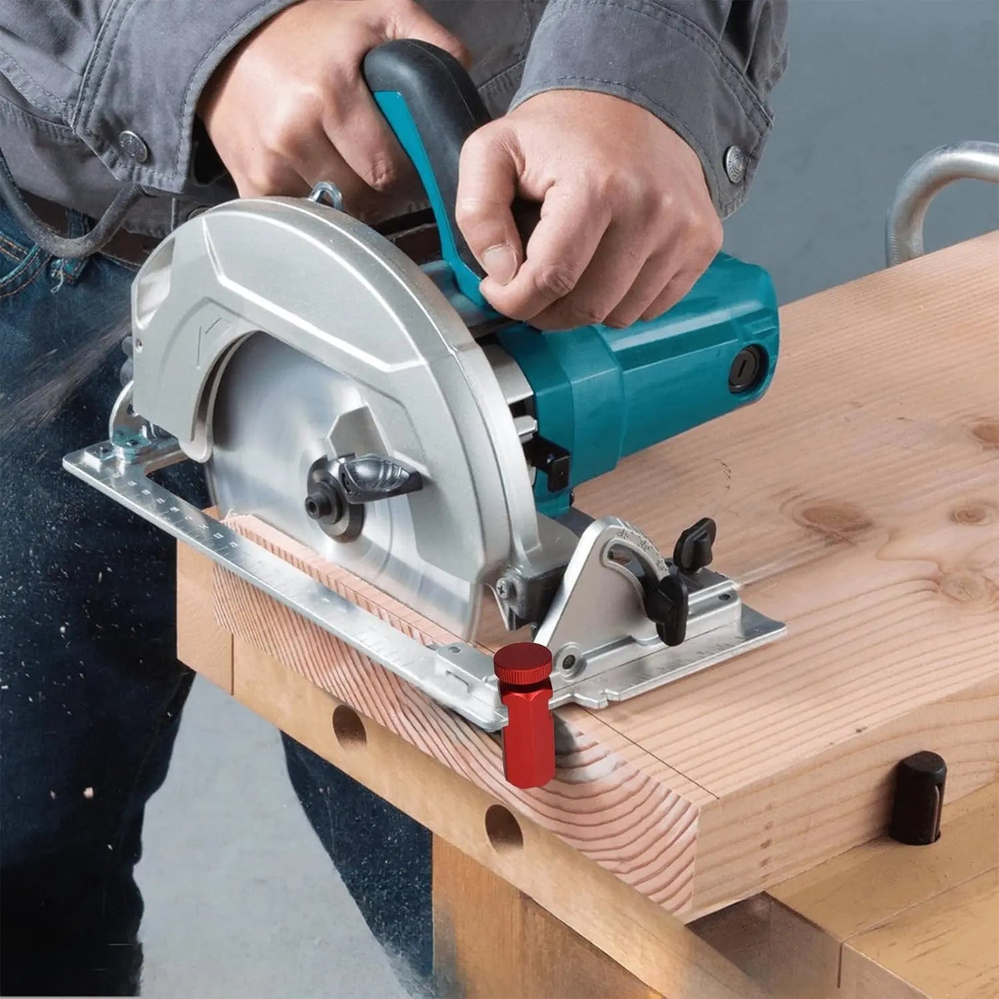 Tall Stair Gauges for Framing Square – With Holder & Hook