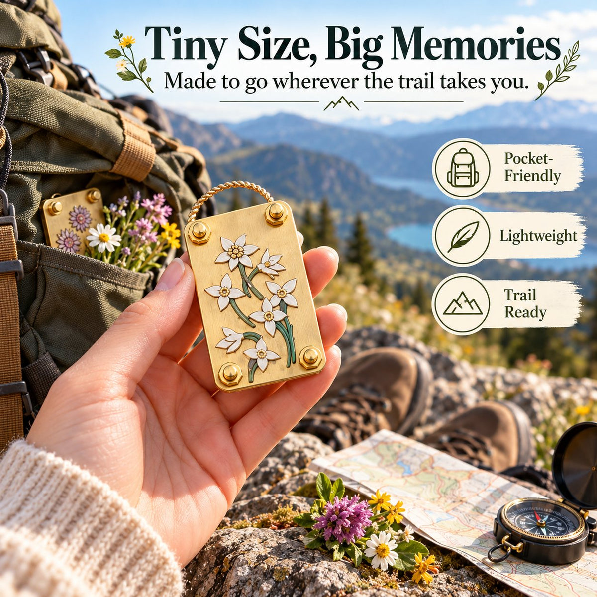 Mini Flower Press | Small Portable Pocket Press