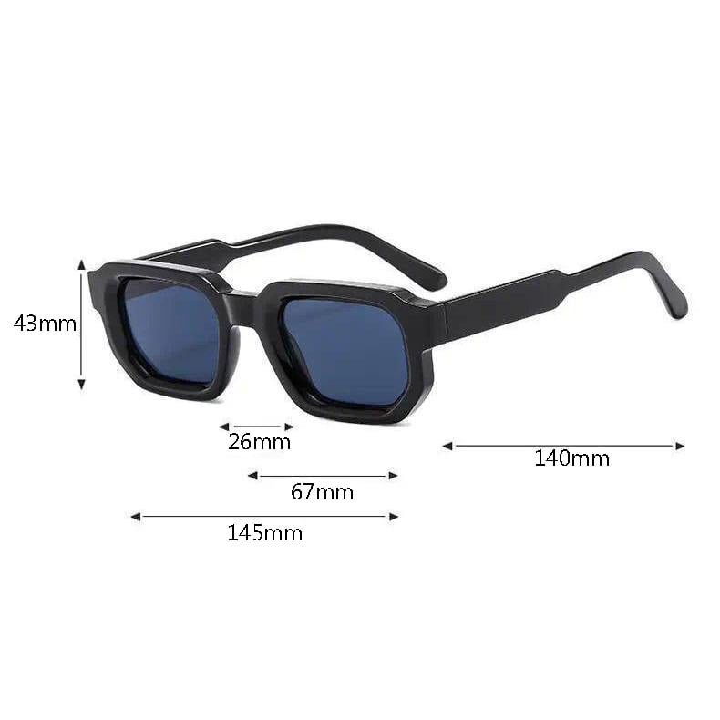 🕶️🔆Vintage Rectangle Frame Sunglasses for Men & Women with UV400 Protection