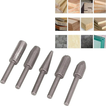 Free Shipping🔥5PCS Tungsten Carbide Rotary File Set – Fast Shaping, Carving & Grinding
