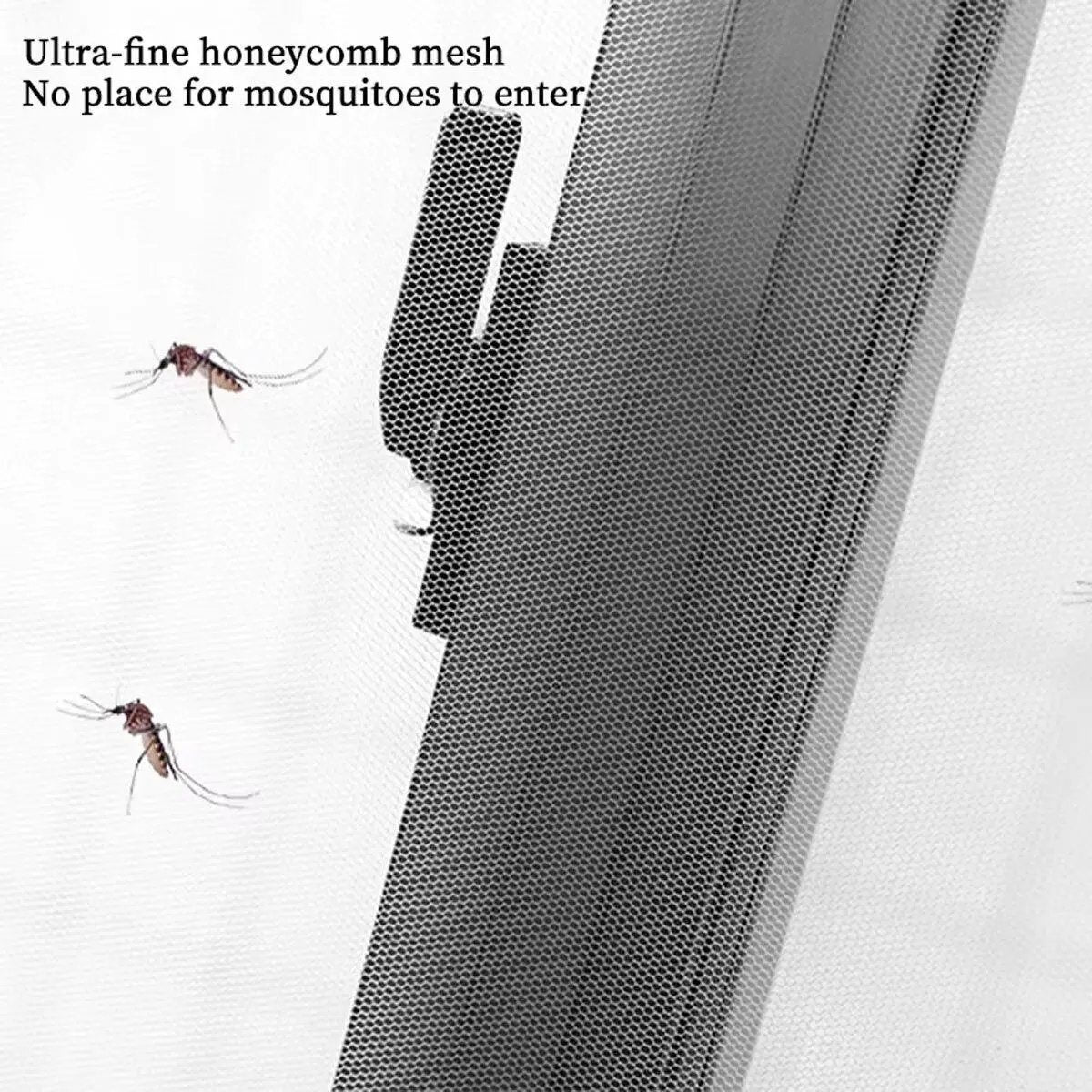 DIY Cut-to-Size Self-Adhesive Window Screen Mesh – No-Drill Mosquito & Insect Fly Screen
