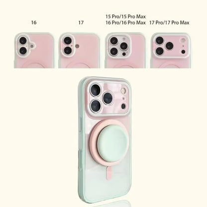 TYIIPRO™ Magnetic Gradient Phone Case with Liquid Stand for iPhone