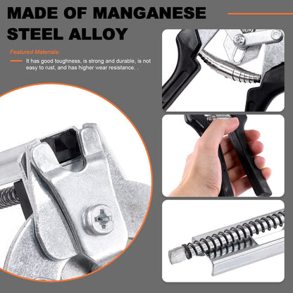 TYIIPRO™ M-Type Hog Ring Pliers Kit – Semi-Automatic Spring-Loaded Fence & Cage Repair Tool