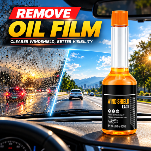 Concentrated Windshield Glass Cleaner – Waterproof, Hydrophobic & Anti-Fog Car Glass Coating