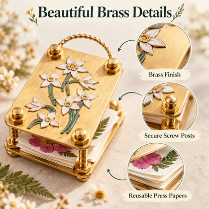 Mini Flower Press | Small Portable Pocket Press