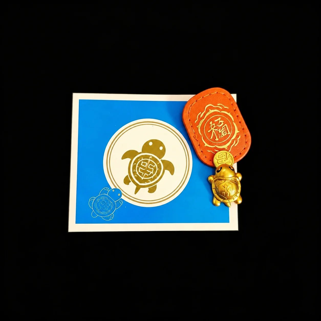 🐢2026 Golden Turtle Charm – Bites onto Luck🍀Never Lets Go!