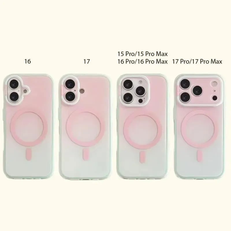 TYIIPRO™ Magnetic Gradient Phone Case with Liquid Stand for iPhone
