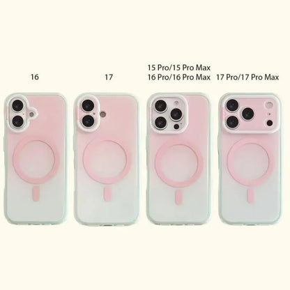 TYIIPRO™ Magnetic Gradient Phone Case with Liquid Stand for iPhone