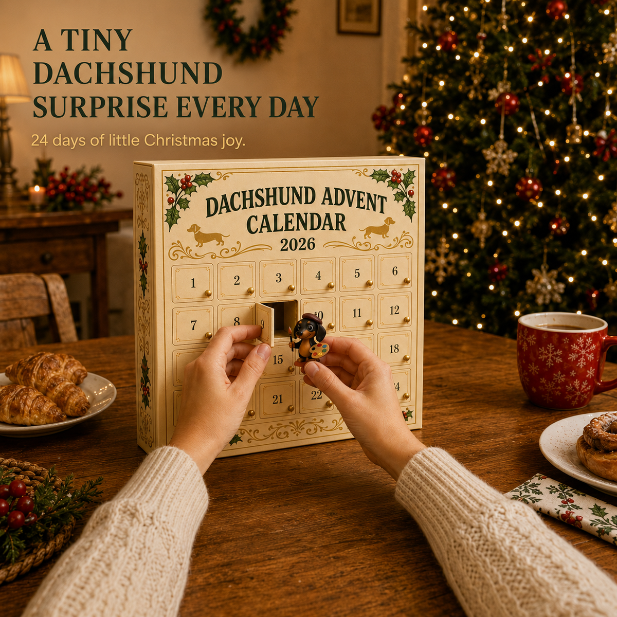 🎁2026 Dachshund Advent Calendar💕🐶