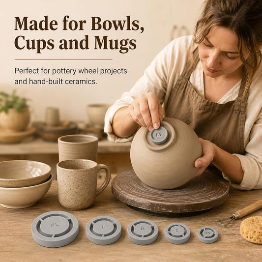 Pottery Foot Ring Tool Set