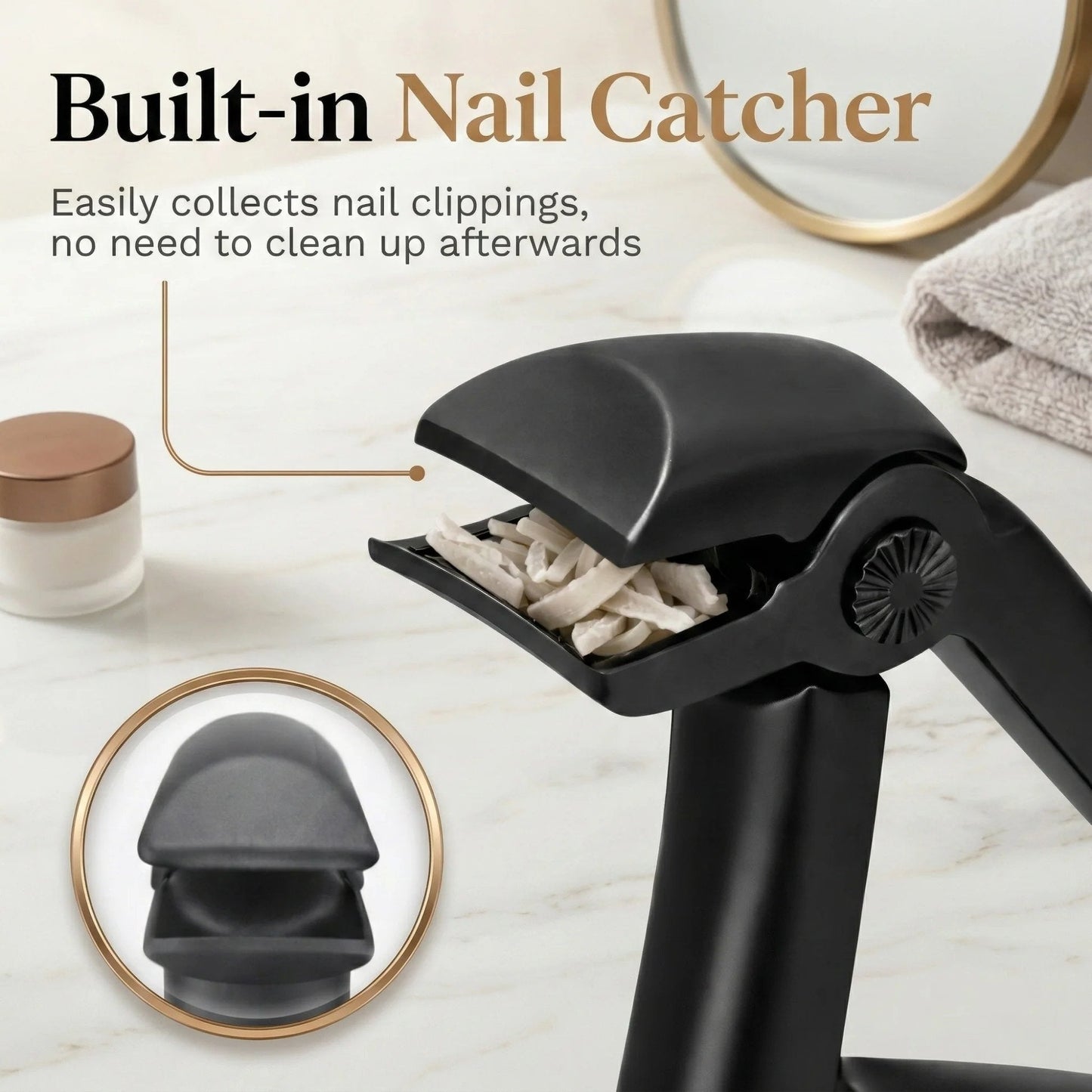 TYIIPRO™ Nail Clipper for Seniors, Wide Jaw Long Handle Clipper for Thick Nails