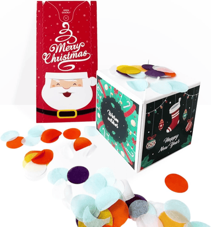 ✨Exploding Confetti Surprise Card – Pop-Up Joy in Every Envelope 🎄✨