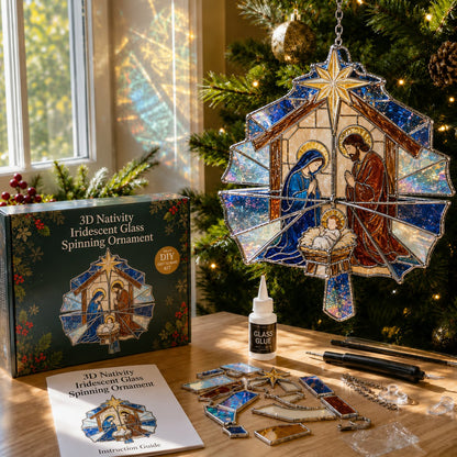 🎄Beginner-Friendly 3D Christmas Iridescent Suncatcher DIY Kit