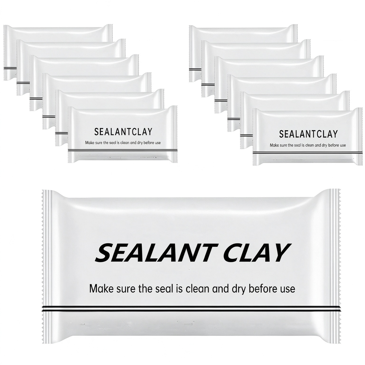White Waterproof Sealing Clay – Moldable Sealant Putty for Home Repairs