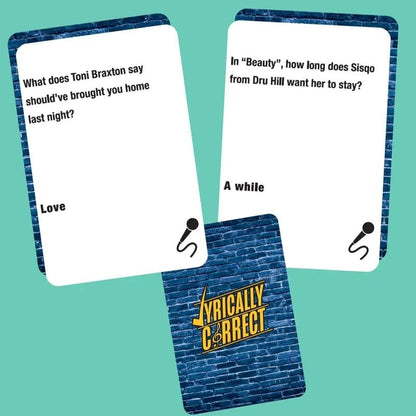 🎤Lyrically Correct: ’90s R&B Expansion Pack – 80 Cards of Old-School Hits & Ultimate Music Trivia