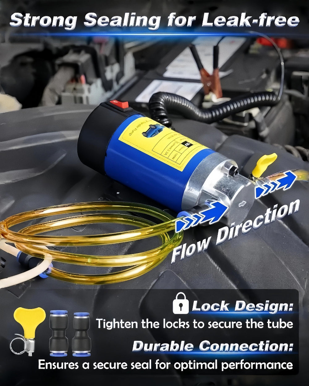 12V 100W Efficient Powerful Self-Priming Oil Pump