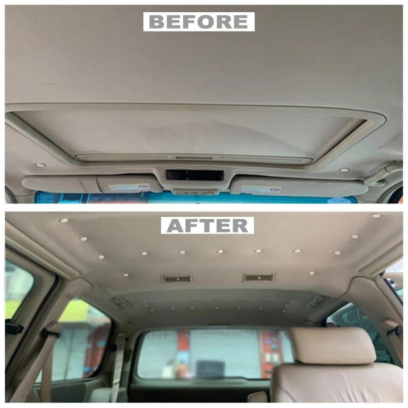 TYIIPRO™ Car Roof Headliner Repair Clips – Fabric-Covered Retainer Buttons for Sagging Auto Ceiling Liner