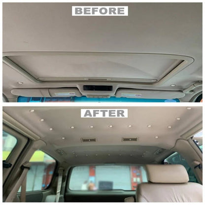 TYIIPRO™ Car Roof Headliner Repair Clips – Fabric-Covered Retainer Buttons for Sagging Auto Ceiling Liner