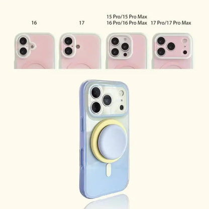 TYIIPRO™ Magnetic Gradient Phone Case with Liquid Stand for iPhone