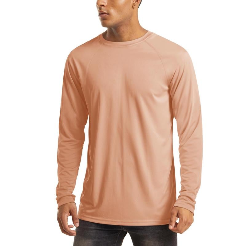 Men’s UPF 50+ Long Sleeve Performance Shirt – Quick Dry, Lightweight & Breathable