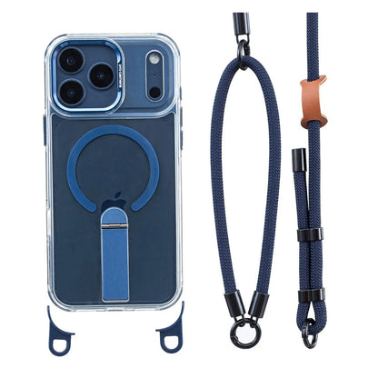 Tyiipro™ MagSafe Phone Case with Detachable Crossbody Neck Lanyard Strap