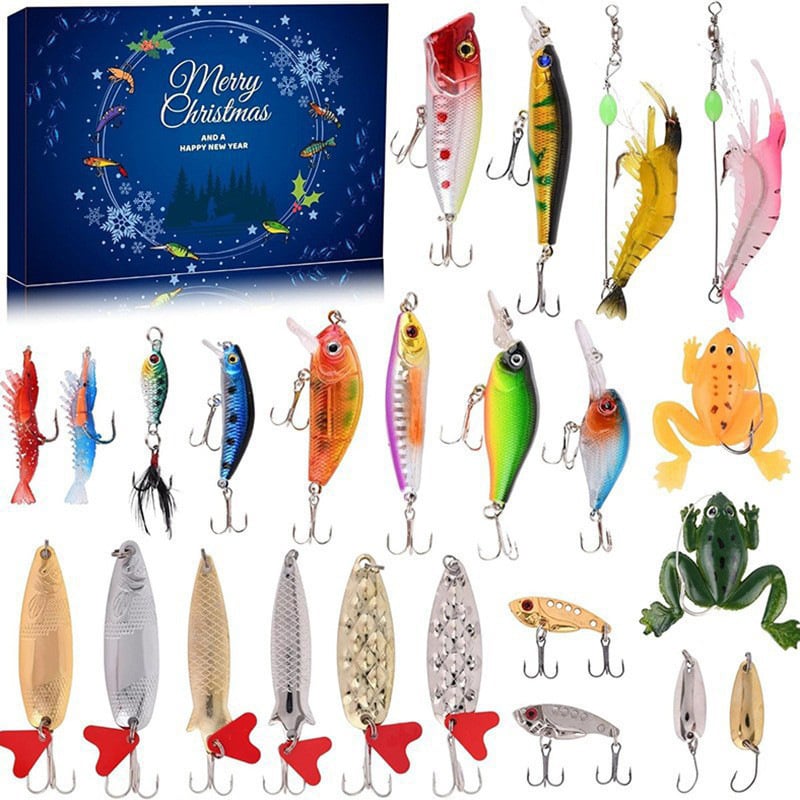 🎣🎄 Christmas Fishing Lures Advent Calendar – Limited Release!